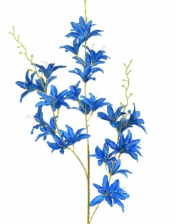Pure Kunsttak Lily 110 cm blauw