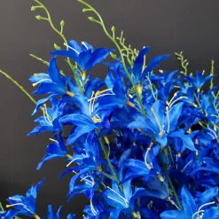 Pure Kunsttak Lily 110 cm blauw
