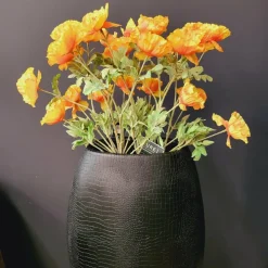 Pure Kunsttak Papaver X3 72 cm geel oranje