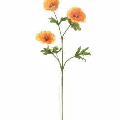Pure Kunsttak Papaver X3 72 cm geel oranje