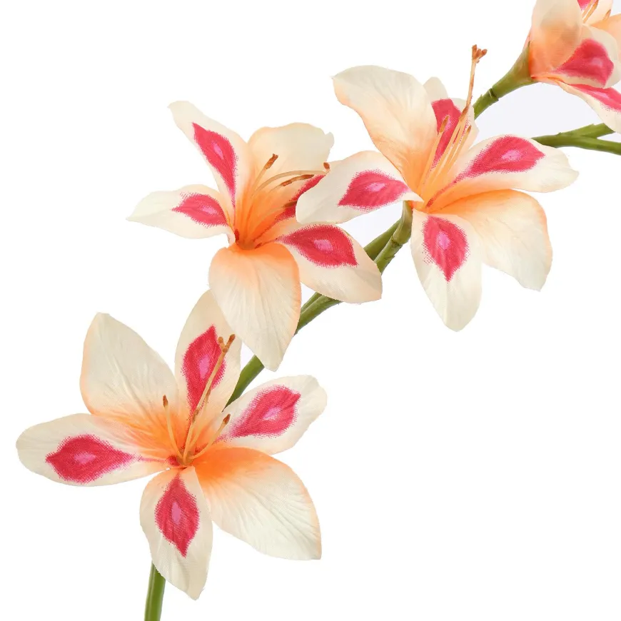 Pure Kunsttak zwaardlelie peach 95 cm