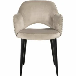 Richmond Interiors Arm chair Giovanna trendy nature/quartz khaki