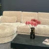 Richmond Interiors Bank Felix lounge links rond + 2.5 zits - Island shitake 124 - Showroommodel