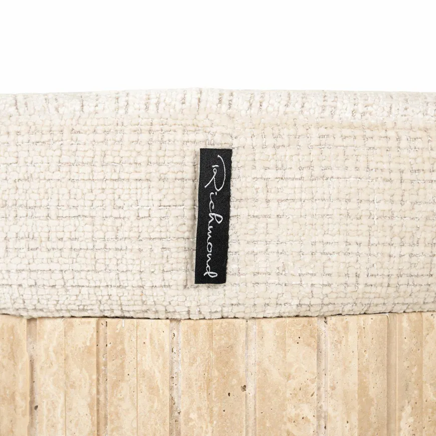 Richmond Interiors Bank Gallice natural beige travertine