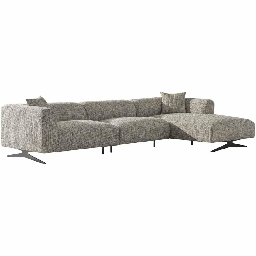 Richmond Interiors Bank Hoxton 3-zits + lounge rechts Be Trendy 01 Nature