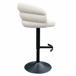 Richmond Interiors Bar/counter stoel draaibaar Nikkie Niagara 902 beige Chenille