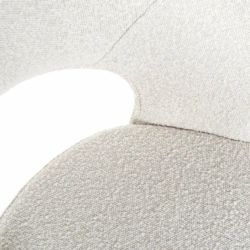 Richmond Interiors Barstoel Savoy white bouclé (Copenhagen 900 Bouclé White)