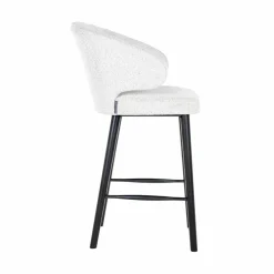 Richmond Interiors Barstoel Indigo White Bouclé (Copenhagen 900 Bouclé White)