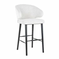 Richmond Interiors Barstoel Indigo White Bouclé (Copenhagen 900 Bouclé White)