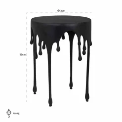 Richmond Interiors Bijzettafel Laila (Black)