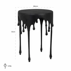 Richmond Interiors Bijzettafel Laila (Black)