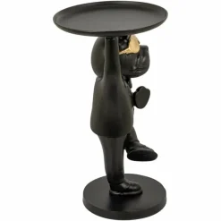 Richmond Interiors Bijzettafel Bullie Zwart/Goud