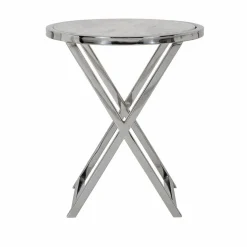 Richmond Interiors Bijzettafel Cameron met marmeren top klein