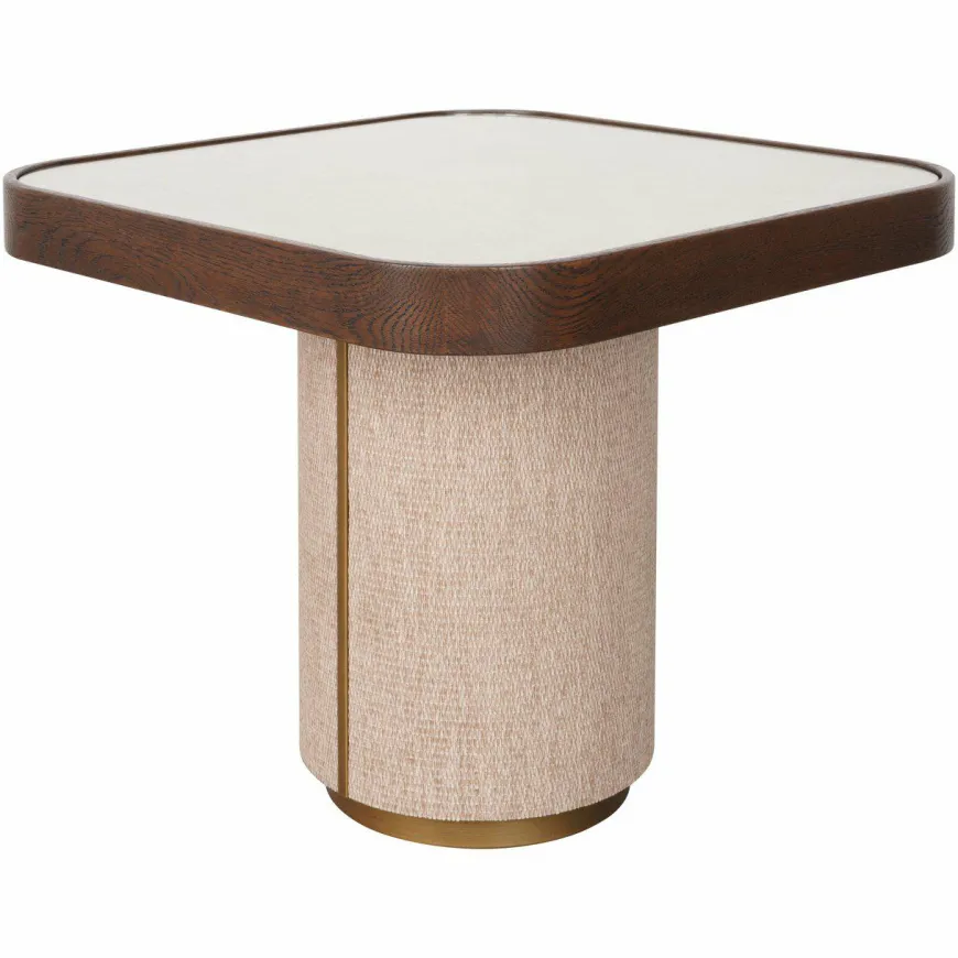 Richmond Interiors Bijzettafel Willox brown including glass