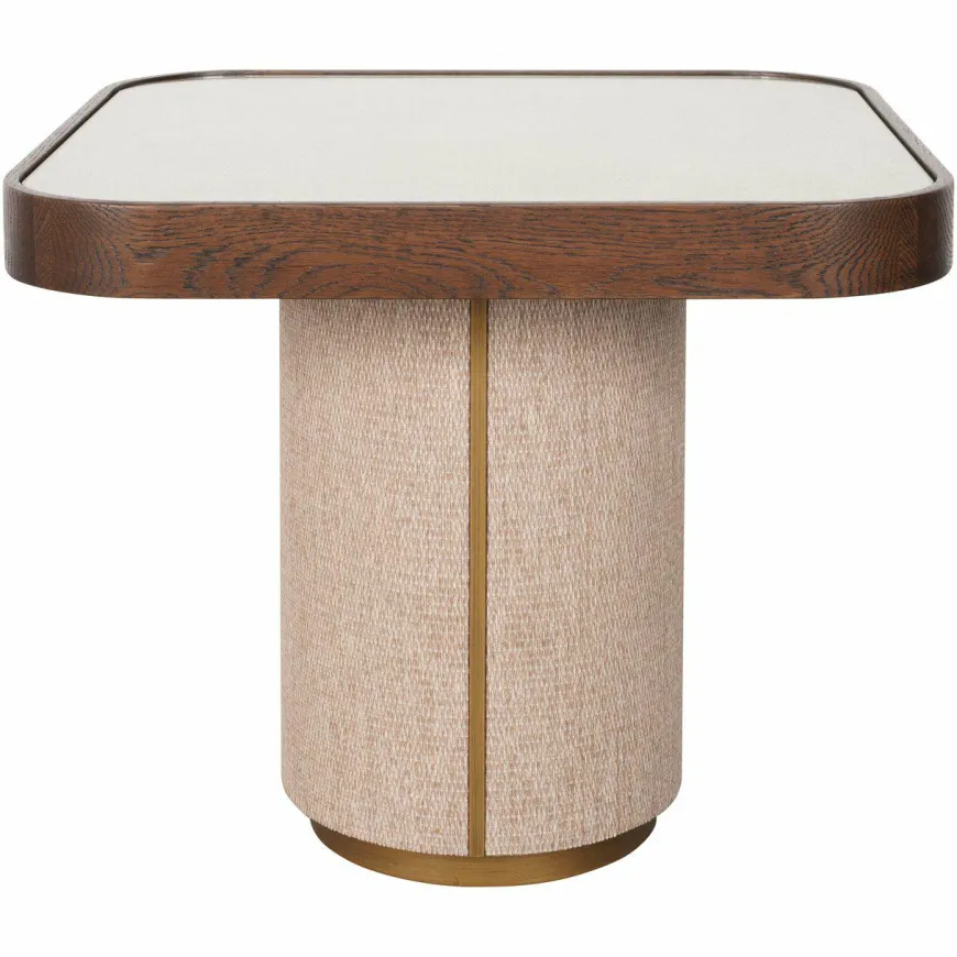 Richmond Interiors Bijzettafel Willox brown including glass
