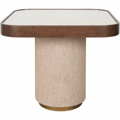 Richmond Interiors Bijzettafel Willox brown including glass