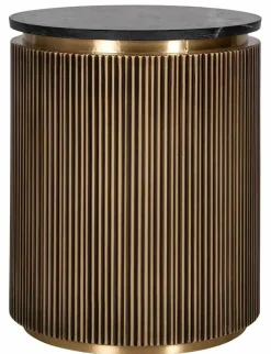 Richmond Interiors Bijzettafel Ironville 50Ø (Gold)