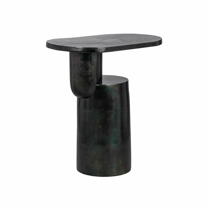 Richmond Interiors Bijzettafel Denzell zwart (Black)