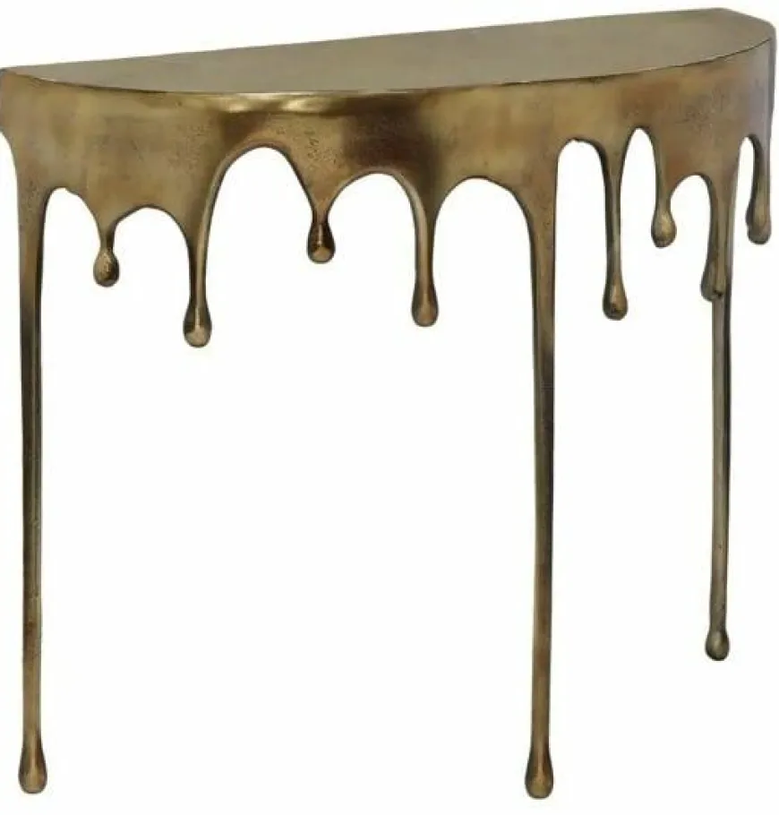 Richmond Interiors Bijzettafel Drops goud