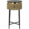 Richmond Interiors Bijzettafel Ironville goud