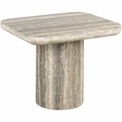 Richmond Interiors Bijzettafel Denizly grey faux travertine