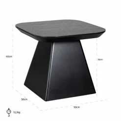Richmond Interiors Bijzettafel Bonvoy Zwart