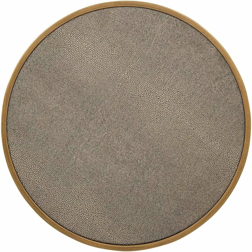 Richmond Interiors Bijzettafel Bloomville met glas set van 2 Goud
