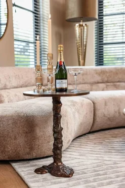 Richmond Interiors Bijzettafel Misty Bronze
