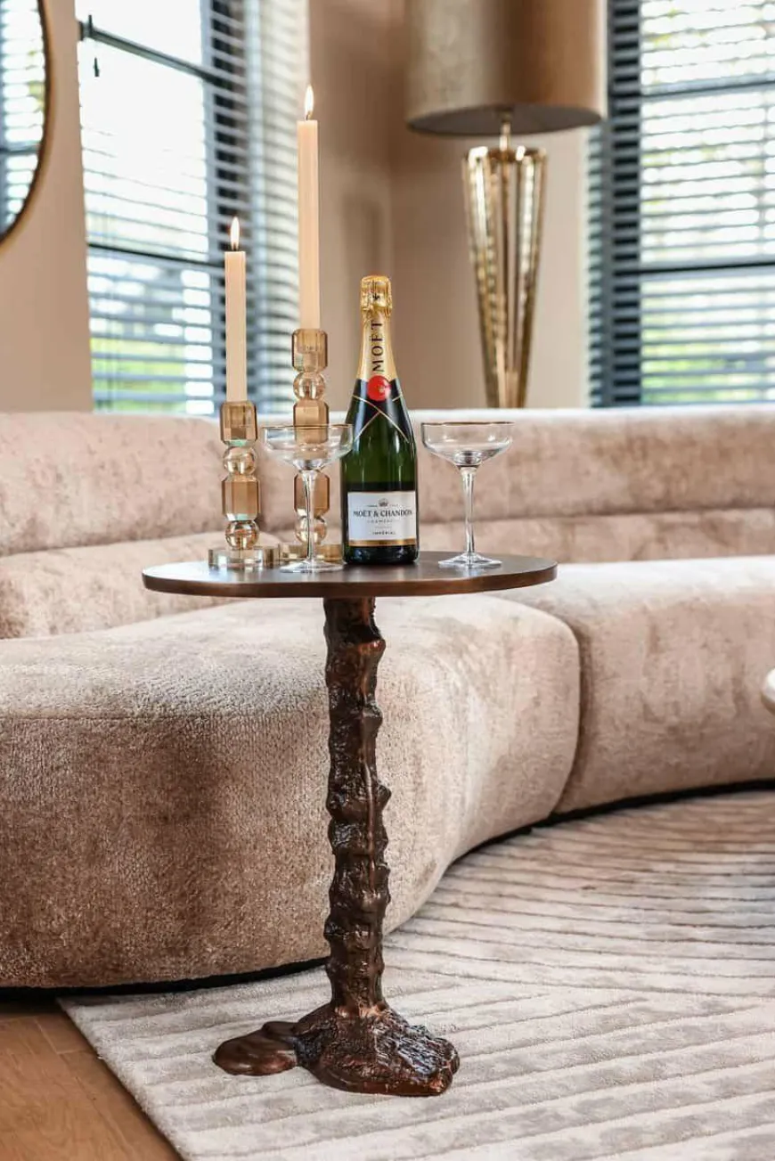 Richmond Interiors Bijzettafel Misty Bronze