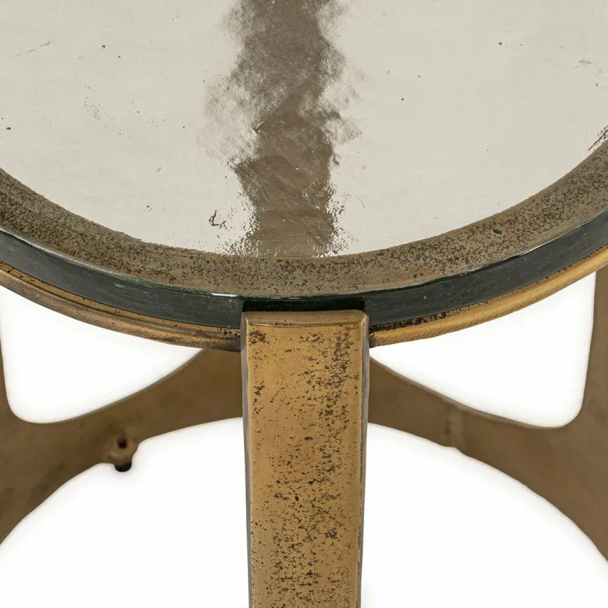 Richmond Interiors Bijzettafel Rixo goud