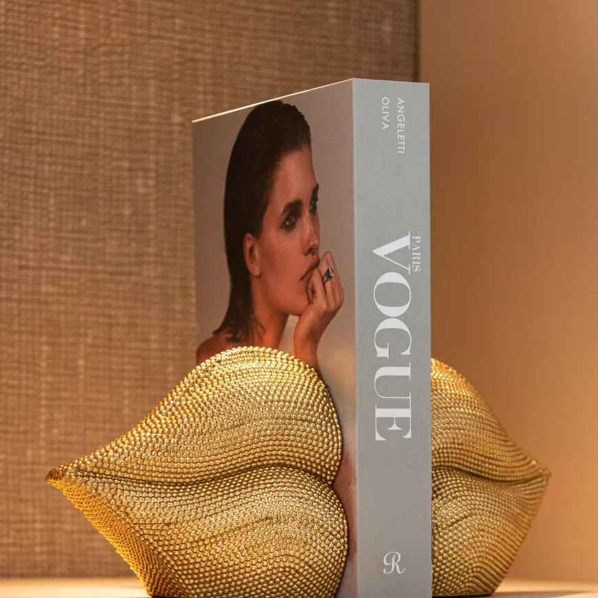 Richmond Interiors Boekenstandaard Kiss goud