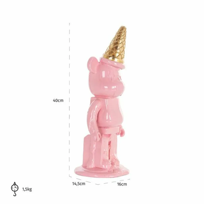 Richmond Interiors Deco object icebear roze