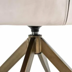 Richmond Interiors Draaistoel Aline khaki velvet