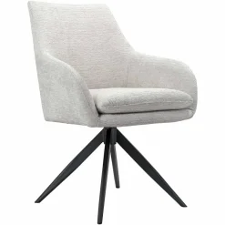 Richmond Interiors Draaistoel Lisonne cream fusion (Fusion cream 02)