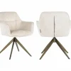 Richmond Interiors Draaistoel Aline white chenille