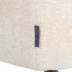 Richmond Interiors Draaistoel Aline white chenille