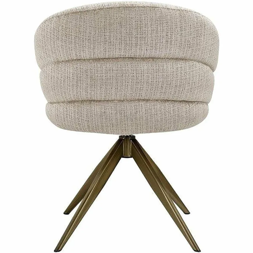 Richmond Interiors Draaifauteuil Zendaya Niagara 902 beige chenille