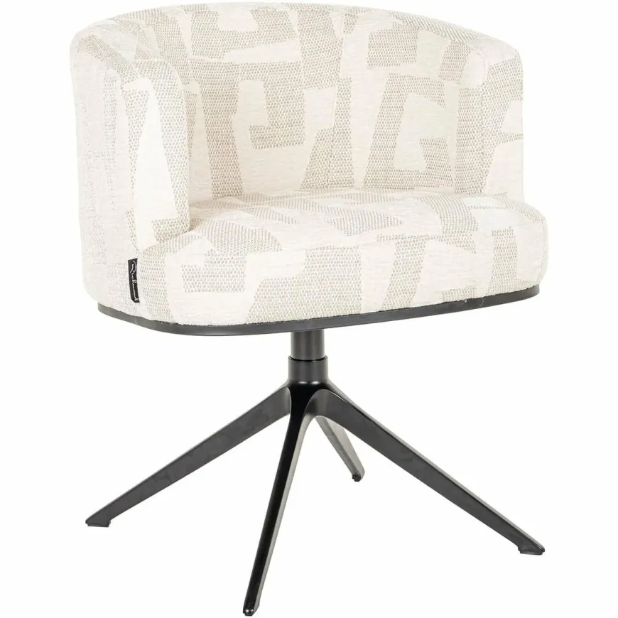 Richmond Interiors Draaifauteuil Cheyenne Beige graffic