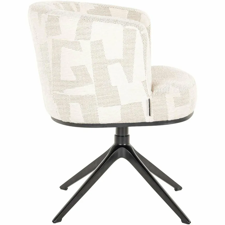 Richmond Interiors Draaifauteuil Cheyenne Beige graffic