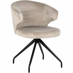 Richmond Interiors Draaistoel Milly khaki velvet Fusion cream 02