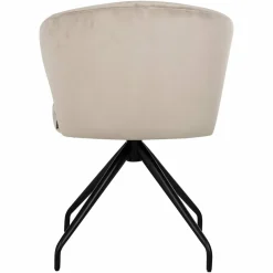 Richmond Interiors Draaistoel Milly khaki velvet Fusion cream 02