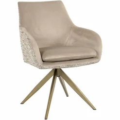 Richmond Interiors Draaifauteuil Lisonne be trendy nature / khaki velvet