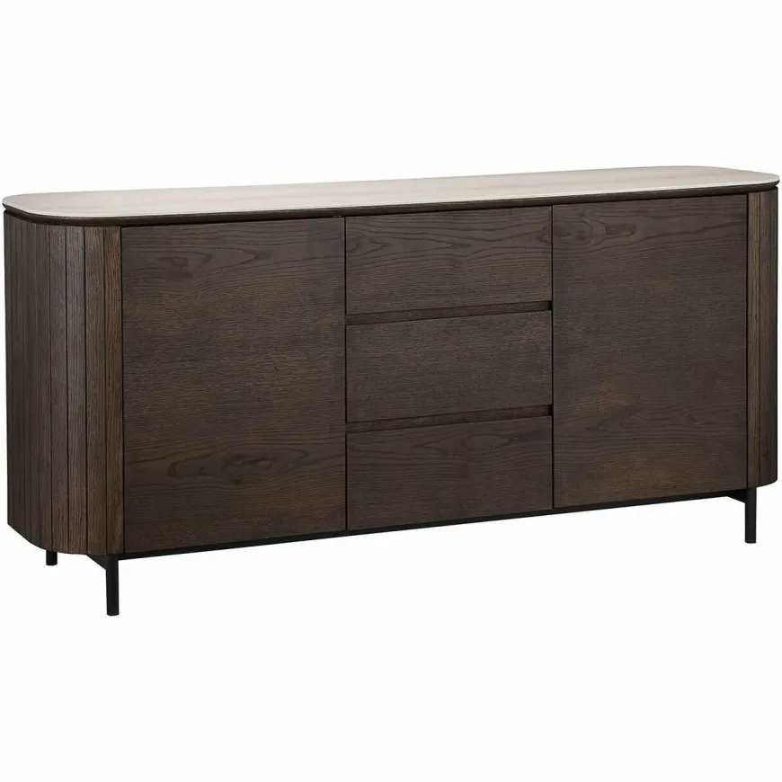 Richmond Interiors Dressoir Ritz 2-deurs 3-laden Bruin