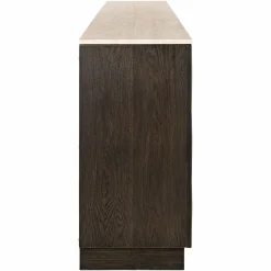 Richmond Interiors Dressoir Claremont brown 4-doors 2-shelves