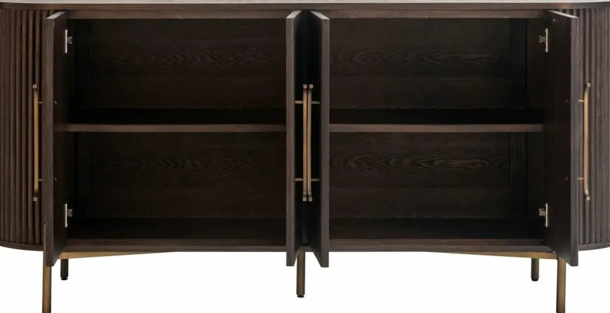 Richmond Interiors Dressoir luxor 4-deurs (Brown)