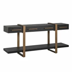 Richmond Interiors Dressoir Cambon 3-laden (Dark coffee)
