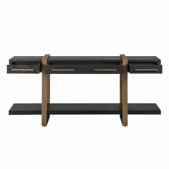 Richmond Interiors Dressoir Cambon 3-laden (Dark coffee)