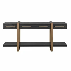 Richmond Interiors Dressoir Cambon 3-laden (Dark coffee)