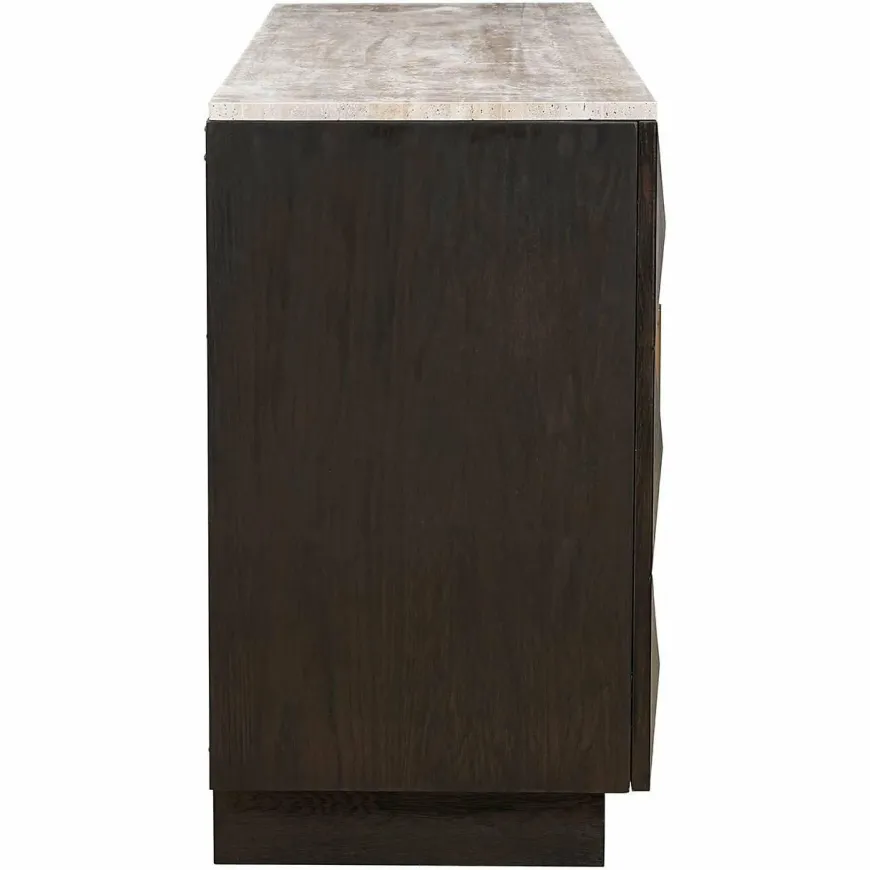 Richmond Interiors Dressoir Claremont 4-deurs Bruin