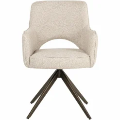 Richmond Interiors Eetkamerstoel Ginerva biscotti swivel